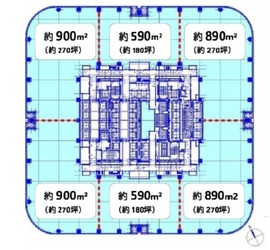麻布台ヒルズ森JPタワー 23階4 間取り図