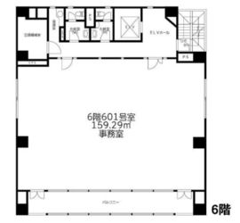 水道橋MSビル 601 間取り図