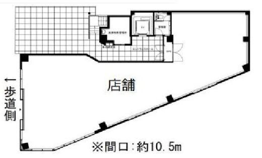 プレンジ代々木 1階 間取り図