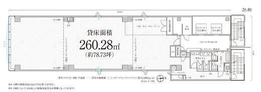 PMO品川 2階 間取り図
