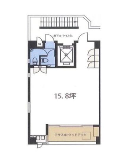 道玄坂TRビル 3階A 間取り図