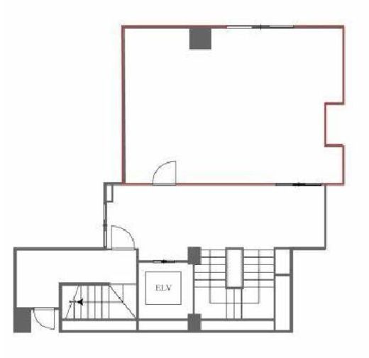 KCAビル 1階 間取り図