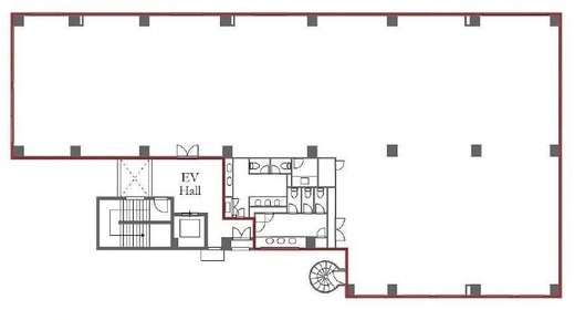 いちご元麻布ビル 2階 間取り図