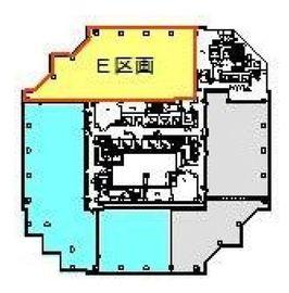品川イーストワンタワー 19階E区画 間取り図