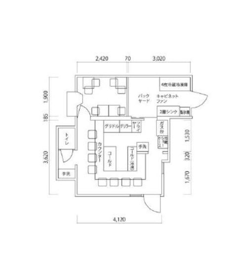 天空MURA(店舗) 1F-D 間取り図