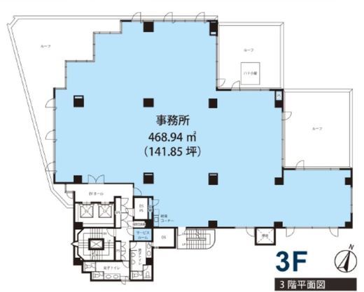 A-PLACE恵比寿東 3階 間取り図