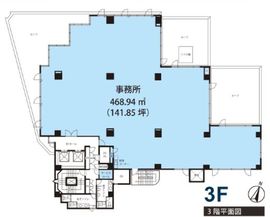 A-PLACE恵比寿東 3階 間取り図