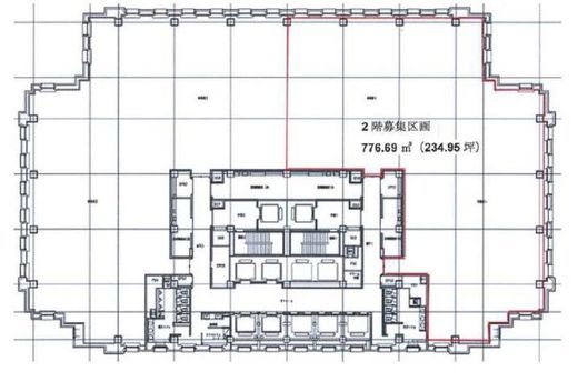 赤坂ガーデンシティ 2階1A1B 間取り図