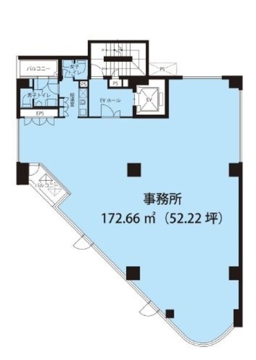 新神楽坂ビル 5階 間取り図