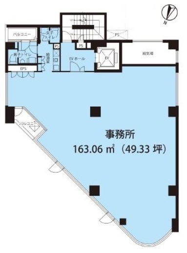 新神楽坂ビル 3階 間取り図