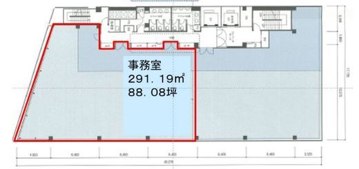 日本橋本町1丁目ビル 2階B 間取り図