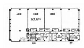 晴海アイランドトリトンスクエアオフィスタワーW 8階 間取り図