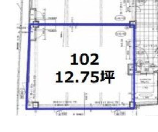 PRYME CUBE 表参道 102 間取り図