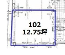 PRYME CUBE 表参道 102 間取り図