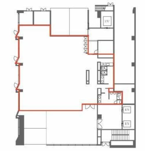 日本橋T&Dビル 1階 間取り図