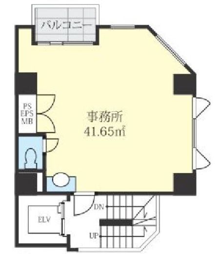 FACE虎ノ門 8階 間取り図