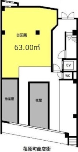 メゾンリヴィエール 1階D 間取り図
