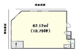 YAHATA汐留ビル 5階 間取り図