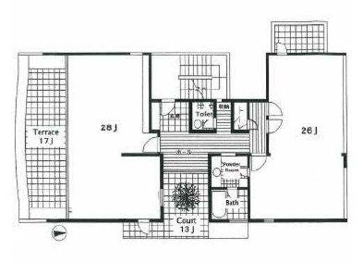 カクセンプレイスビル 3階 間取り図