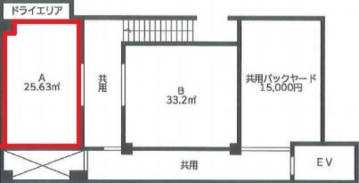 ファレルアナ B1階A 間取り図