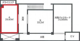 ファレルアナ B1階A 間取り図