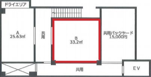 ファレルアナ B1階B 間取り図