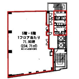 四谷ISYビル 6階 間取り図