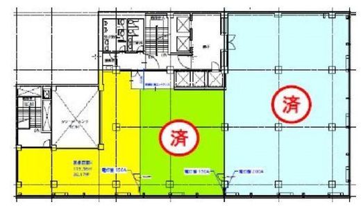 上野ビルディング 2階 間取り図