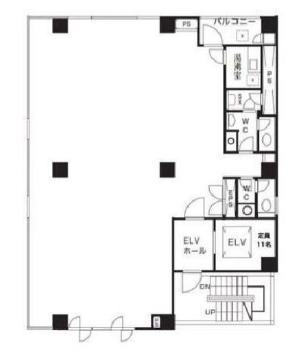 楓ビル 5階 間取り図