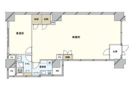 西新宿パークサイドタワー (事務所) 1階 間取り図