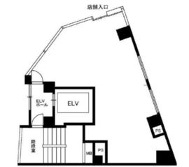 細谷ビル 2階 間取り図