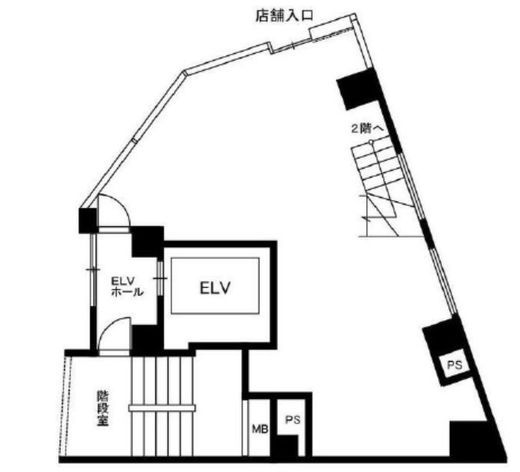 細谷ビル 1階 間取り図