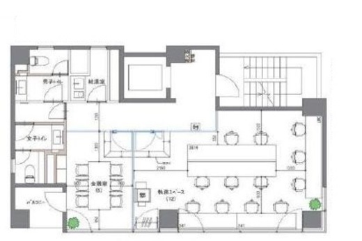 日本橋兜町ファースト 2階 間取り図