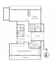 カクセンプレイスビル 4階 間取り図