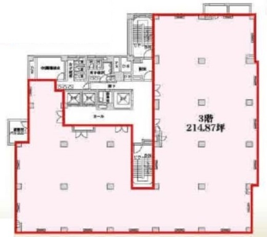 恒産第3ビル 3階 間取り図