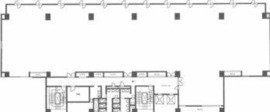 ハーバーワンビル 5階 間取り図