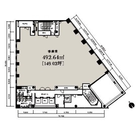 ルオーゴ汐留 5階 間取り図