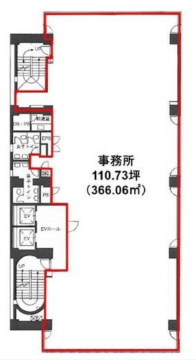 垣見麹町ビル 5階 間取り図