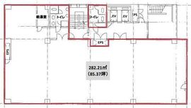 五反田ハタビル 5階 間取り図