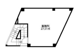 新宿区富久町一棟ビル 1-3階 間取り図