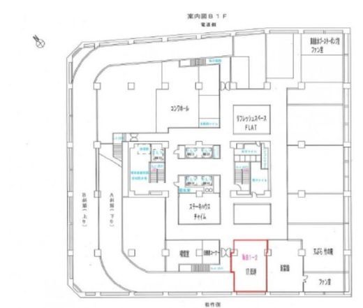 コンワビル 地下1階 間取り図