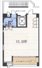 道玄坂TRビル 8階A 間取り図