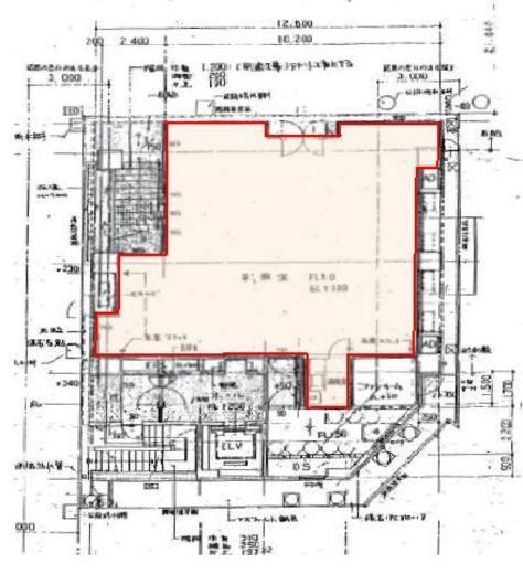 マツシタビル 1階 間取り図