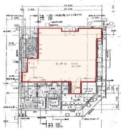 マツシタビル 1階 間取り図