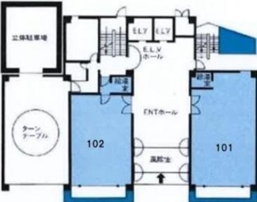 第35下川ビル 101 間取り図