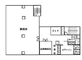 ビルネット築地ビル (旧：築地MFビル26号館) 4階 間取り図