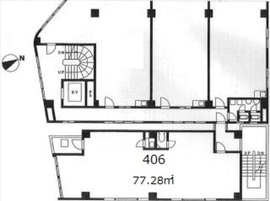 伊藤ビル 406 間取り図