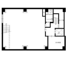 山上ビル 地下1階 間取り図
