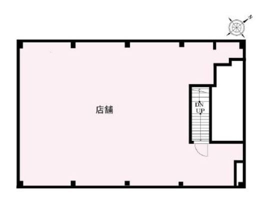 Rビル (幡ヶ谷) 2階 間取り図