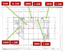 築地KYビル 3140 間取り図